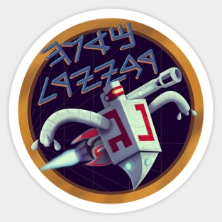 MECHA DREIDEL Sticker